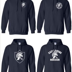 East Lansing Soccer Club | Adult Navy Hoodie